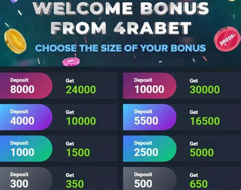 bonuses 4rabet